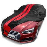Audi A5 2008-2025 Black Red Pro Series Car Cover